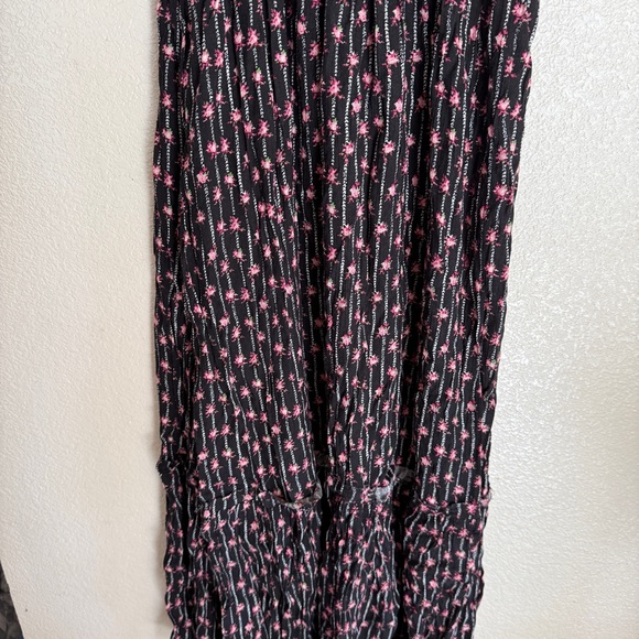 Black Tape Black and‎ Pink Floral Maxi Dress Sz S NWT - Picture 5 of 12